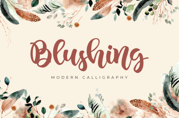 Blushing: A Premium Handwritten Font for Modern Web Design