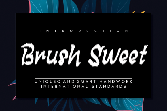 Brush Sweet: A Handwritten Font for Web Design