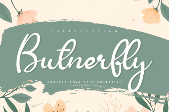 Butnerfly: A Magical Script Font for Handmade Creators