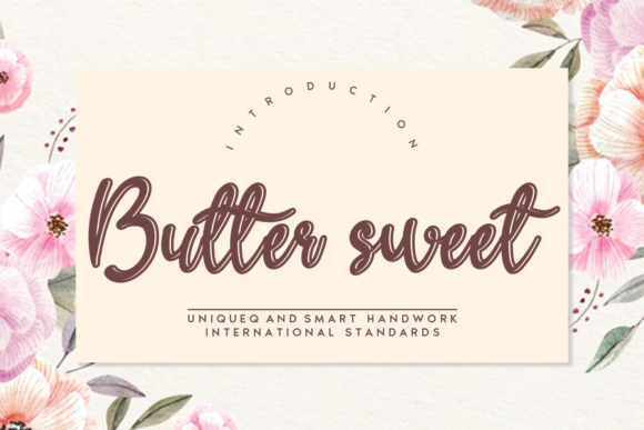 Butter Sweet: A Premium Script Font for Campaigns