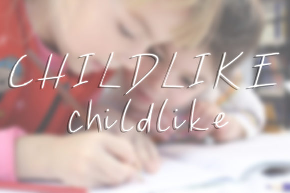 Childlike: A Quirky Handwritten Font for Small Business Branding
