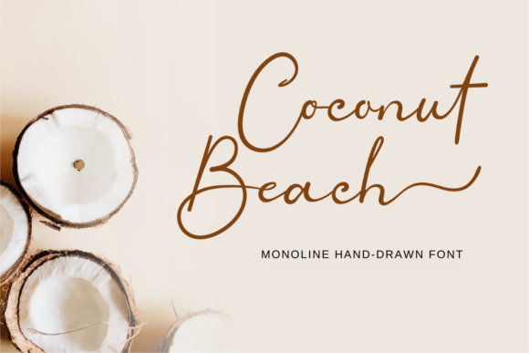 Coconut Beach: A Premium Script Font for Branding