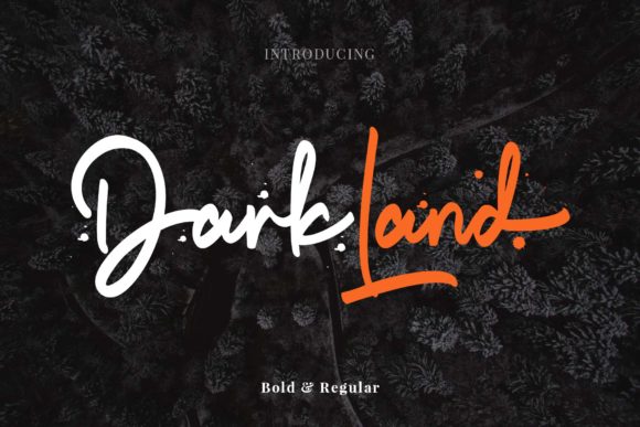Dark Land: A Handwritten Font for Makers