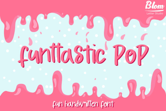 Funttastic Pop: A Vibrant Handwritten Font for Web Design