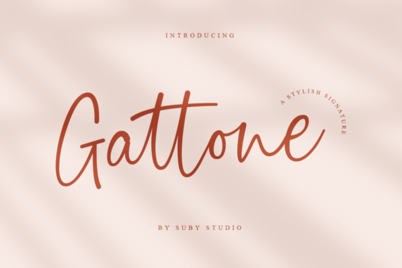 Gattone: The Elegant Script Font for Marketers