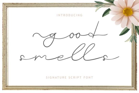 Good Smells: A Charming Script Font for Brand Identity