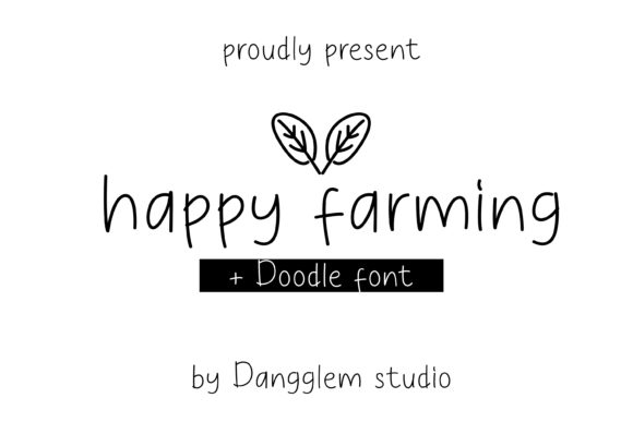Happy Farming: A Friendly Handwritten Font for Campaigns