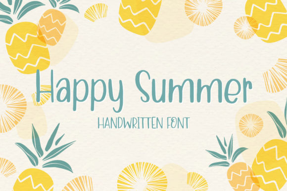 Happy Summer: A Modern Handwritten Font for Web Design