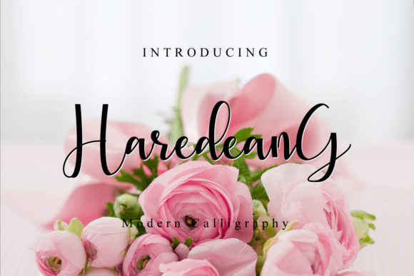 Haredeang: A Charming Script Font for Elegant Branding