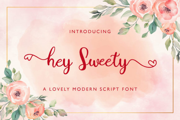 Hey Sweety: A Charming Script Font for Makers