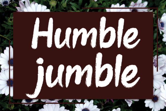 Humble Jumble: A Timeless Handwritten Font for Branding