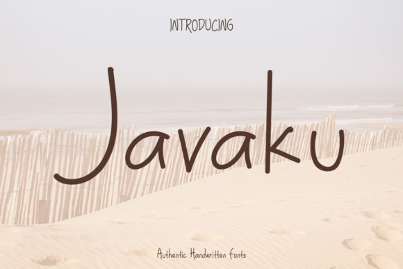 Javaku: A Charming Handwritten Font for Makers