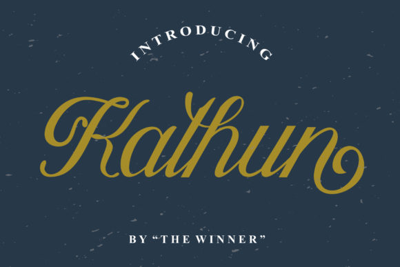 Kathun: A Premium Script Font for Web Design