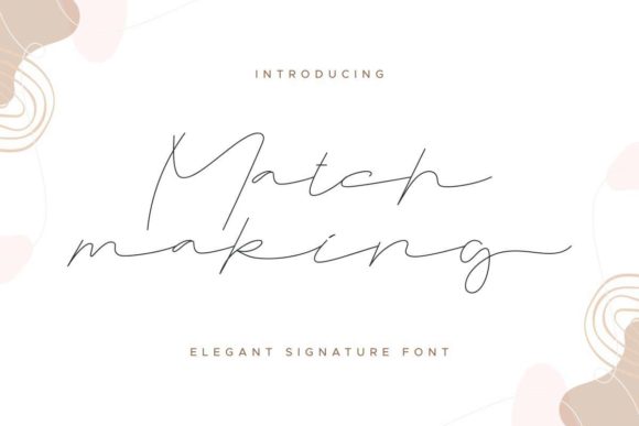 Matchmaking: A Magical Script Font for Web Design