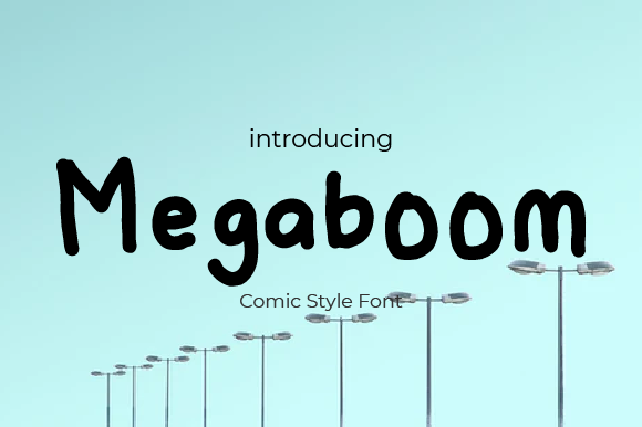 Megaboom: A Sweet Handwritten Font for Crafters