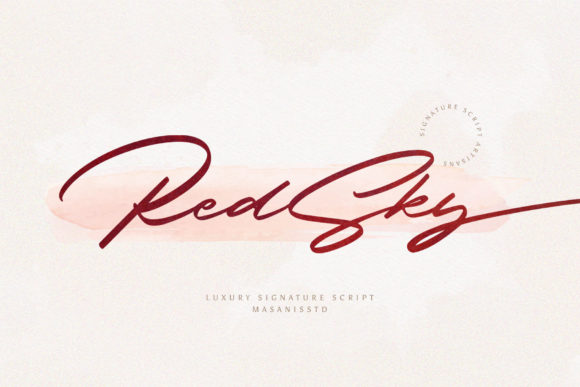 RedSky: A Premium Handwritten Font for Campaigns
