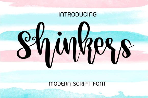 Shinkers: A Classy Handwritten Font for Branding