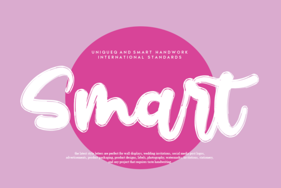 Smart: A Versatile Handwritten Font for Your Brand