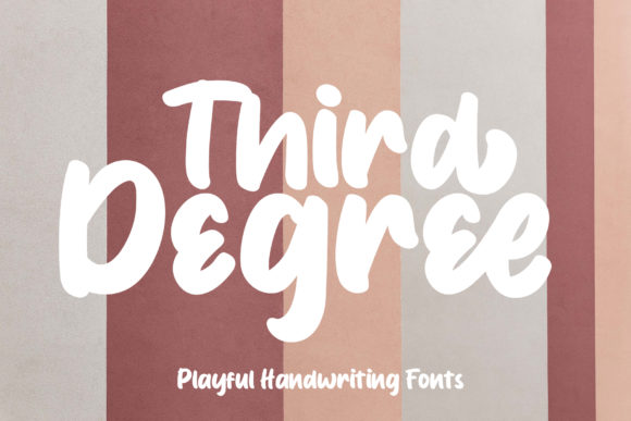 Third Degree: A Premium Handwritten Font for Web Design