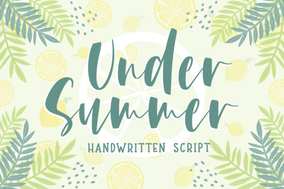 Under Summer: A Distinct Handwritten Font for Editors