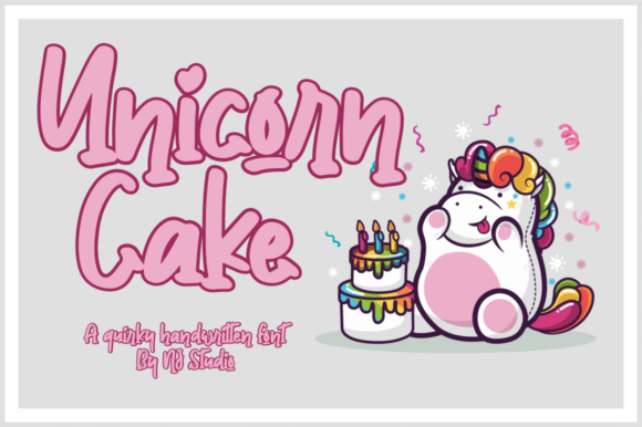 Unicorn Cake: A Versatile Handwritten Font for Branding