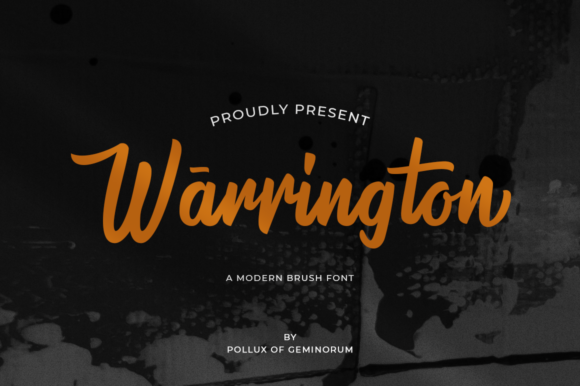 Warrington: An Elegant Handwritten Font for Crafters