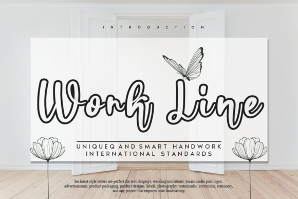 Work Line: A Handwritten Font for Modern Editorial Design