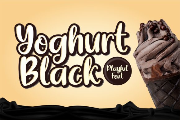 Yoghurt Black: The Handwritten Font for Bold Campaigns