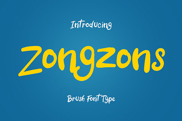 Zongzons: A Sweet Handwritten Font for Brand Identity
